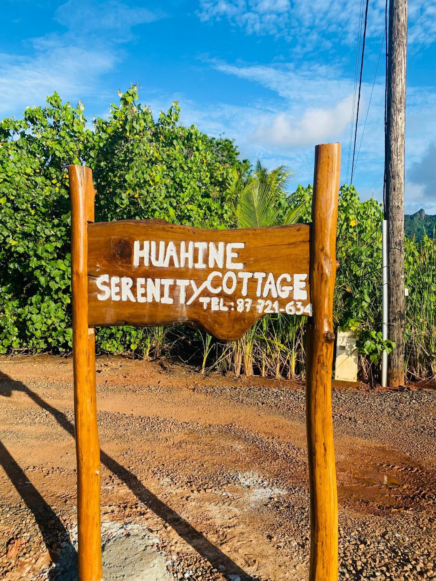 Huahine Serenity Cottage Maroe Exterior foto